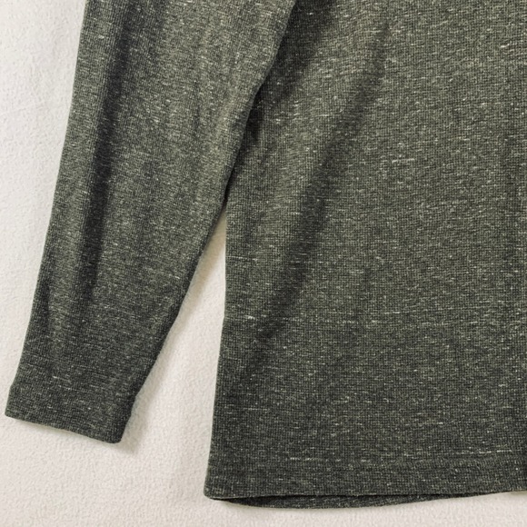 G.H. Bass & Co. Men's Long Sleeve Classic Henley Shirt Gray Heathered Size XL - Picture 7 of 12